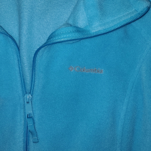 Columbia Bright Blue Fleece Jacket - Picture 9 of 12